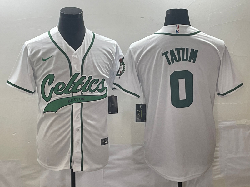 Nike 2023 Men Boston Celtics #0 Tatum white Nike NBA Jerseys style 2->denver nuggets->NBA Jersey